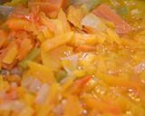 A picture of step 4 of Butternut Squash & Sweet Potato Soup with Coriander & Cumin.