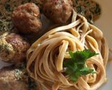 Húsgombóc tönkölylisztes tésztával recept fázis 3 fotója
