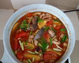 Hình bước làm 4 của món Bún cá ngừ um