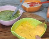 A picture of step 9 of Tiranga Rava Idli.