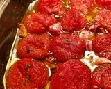 Foto del paso 2 de la receta: "Caprese" Mar y Montaña con tomates, olivada y jamón🔥🔥🔥