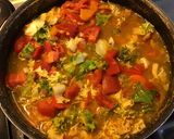 Une image de l'étape 2 de Soupe à l'ancienne poivrons tomates carottes et chou frisé.