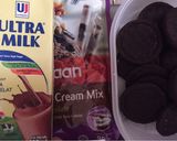 Foto langkah ke 1 dari resep Ice Cream Chocolate Oreo - Haan Ice Cream Mix.