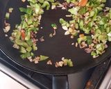 A picture of step 2 of Shakshauka with a twist.