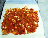 Foto del paso 4 de la receta: Hojaldre de pisto, huevo y atún