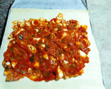 Foto del paso 4 de la receta: Hojaldre de pisto, huevo y atún