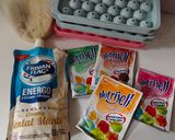Foto langkah ke 1 dari resep Jelly Ice Milky Ball.