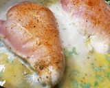 A picture of step 3 of Creamy Tuscan chicken.