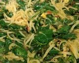 Foto langkah ke 9 dari resep Tumis Pepaya muda campur daun matel dan pakis (no santan).