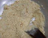 A picture of step 1 of Rava Besan Laddoo.