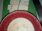 Oseng tahu & putih telur