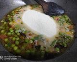 A picture of step 4 of Veg upma.