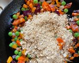 A picture of step 3 of Masala Oats.