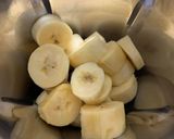 A picture of step 1 of Eggless Chocolate Banana cake.