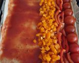 A picture of step 5 of Rainbow Pizza.