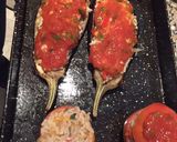 Foto del paso 5 de la receta: Berenjena y tomates rellenos con arroz