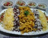 عکس مرحله 1 از دستور مرصع پلو با باقیمونده ی اکبر جوجه