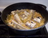 Foto del paso 12 de la receta Pescadillas con ajos tiernos y gamba pelada