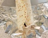 A picture of step 4 of My Quick BBQ Chicken Wrap.