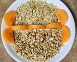 Hình bước làm 1 của món Sữa cà rốt + yến mạch + hạt điều 🥕🥕🥕