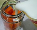 Foto langkah ke 2 dari resep Pepaya Siram Yogurt.
