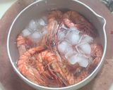 A picture of step 6 of Shaoxing Drunken Shrimp.