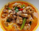 รูปขั้นตอนการทำที่ 4 ของ ผัดเผ็ดเครื่องในไก่ สูตรคีโต