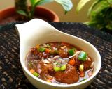 A picture of step 1 of Veg Manchurian.
