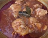 A picture of step 1 of Ketchup Chicken.