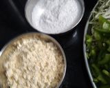 A picture of step 1 of Corn 🌽Vegetable 🥦🥕. Pancakes.