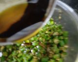 A picture of step 2 of Gujrati Green Chilli pickle.