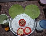 A picture of step 1 of મઠીયા પાપડ પૌવા.