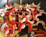 Garlic Prawn Stir-Fry with Spinach & Peppers, GF DF EF SF NF recipe step 4 photo