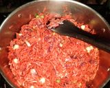 A picture of step 2 of Mystic Green & Purple Amethyst Rice Snow Dome.