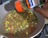 A picture of step 3 of Vegetable Soup.