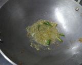 A picture of step 4 of Chilli mushroom.