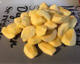 Une image de l'étape 2 de Flan pâtissier aux pommes (pâte brisée épeautre et sirop de canne).