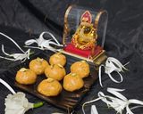 A picture of step 10 of Besan ladoo.