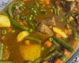 صورة لخطوة 2 من وصفة تورلي/طاجن لحم بالخضار