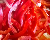 Foto del paso 6 de la receta: Filet de merluza relleno de verduras y puré de calabazas