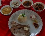 A picture of step 7 of Veg Thali.