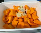 Une image de l'étape 4 de Courge butternut au sirop d’érable, gingembre et épices.