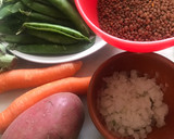 Foto del paso 1 de la receta: Lentejas vegetarianas