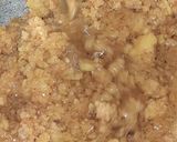 A picture of step 4 of Moong Dal Halwa.