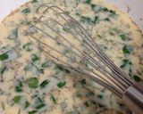 A picture of step 3 of Zucchini Flan with Fresh Basil.