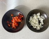 A picture of step 2 of Tomato bulgur pilaf.