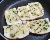 A picture of step 1 of Herb chilli garlic bread.