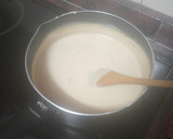 Foto del paso 4 de la receta: Tarta de mousse de turrón y yogur griego con base de avena y cubierta de membrillo