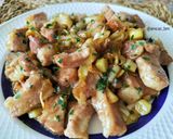 Foto del paso 6 de la receta Salteado de secreto ibérico y puerro caramelizado