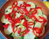 Foto del paso 3 de la receta: Cazuela de pescado de aparejo con patatas y ajos tiernos